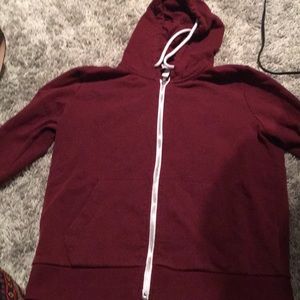 basic h&m zip up sweatshirt